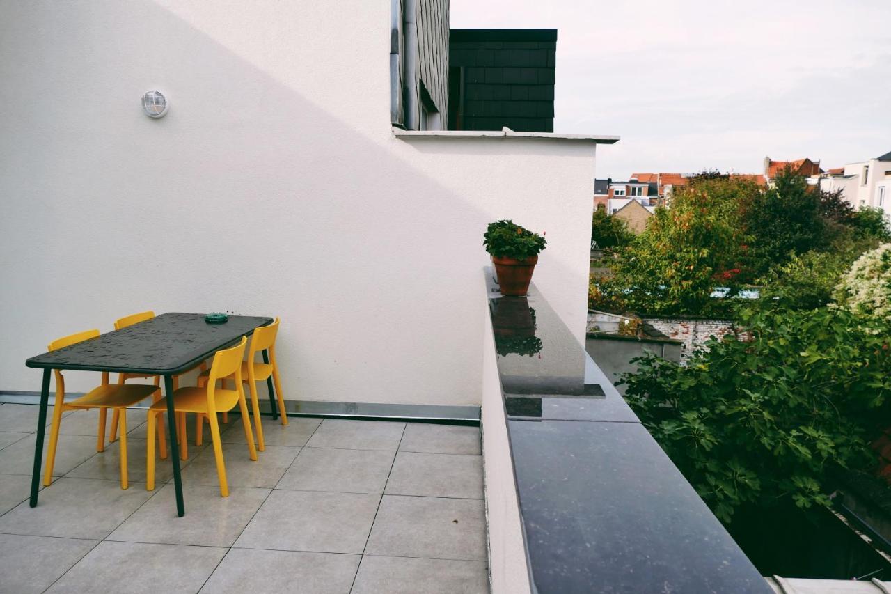 130Sqm Appartment With 20Sqm Terras And Free Parking แอนต์เวิร์ป ภายนอก รูปภาพ